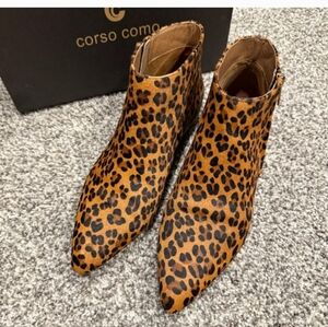 Corso Como Genuine CALF SKIN Ankle Boots